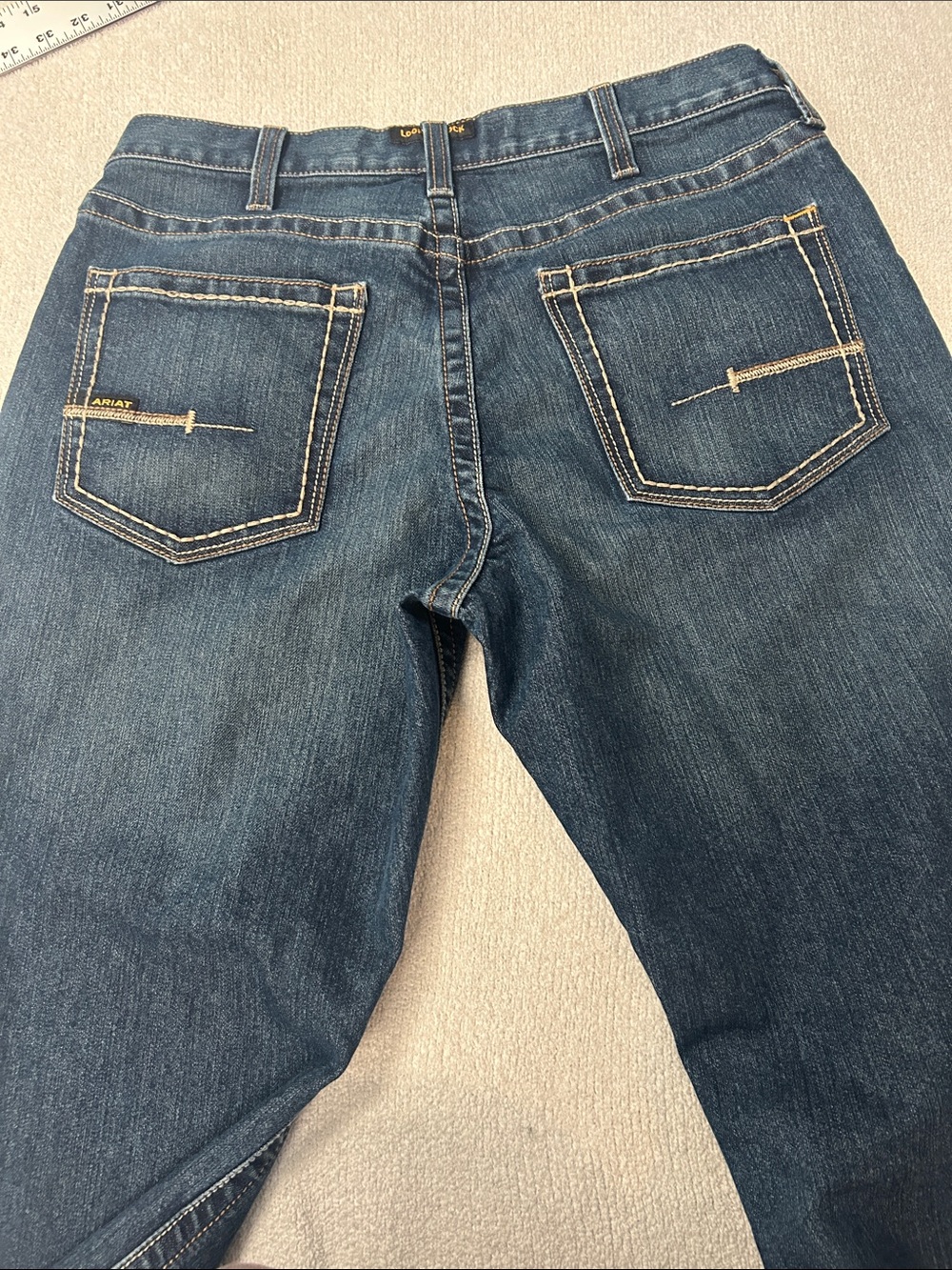 Ariat Dark Blue Straight-Leg Jeans - Picture 6 of 6